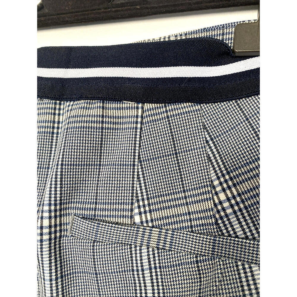 NWT Zara Basic Gray Checkered Plaid Trousers Elas… - image 6